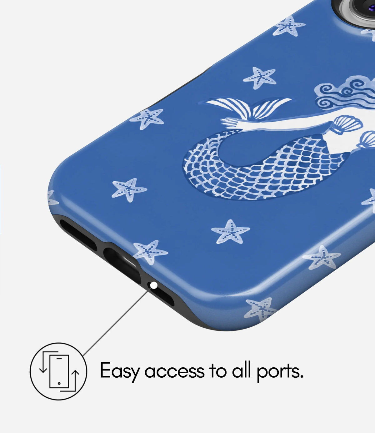 Midnight Mermaid Premium Tough Shining Phone Case (Double Layer) Available For All iPhone Models