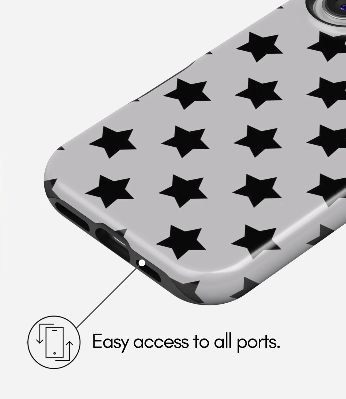 Midnight Star Premium Tough Shining Phone Case (Double Layer) Available For All iPhone Models