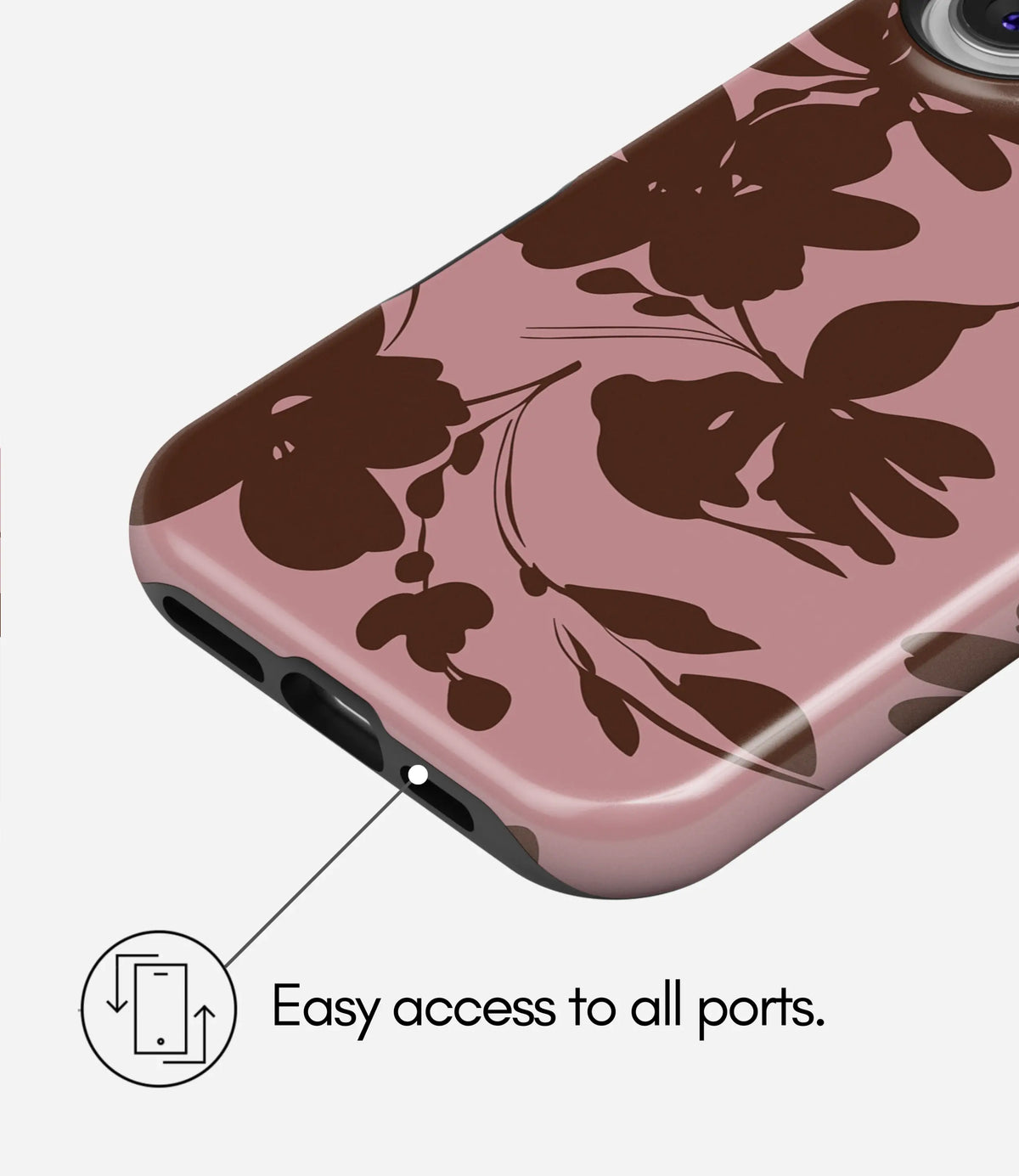 Cocoa Petal Premium Tough Shining Phone Case (Double Layer) Available For All iPhone Models