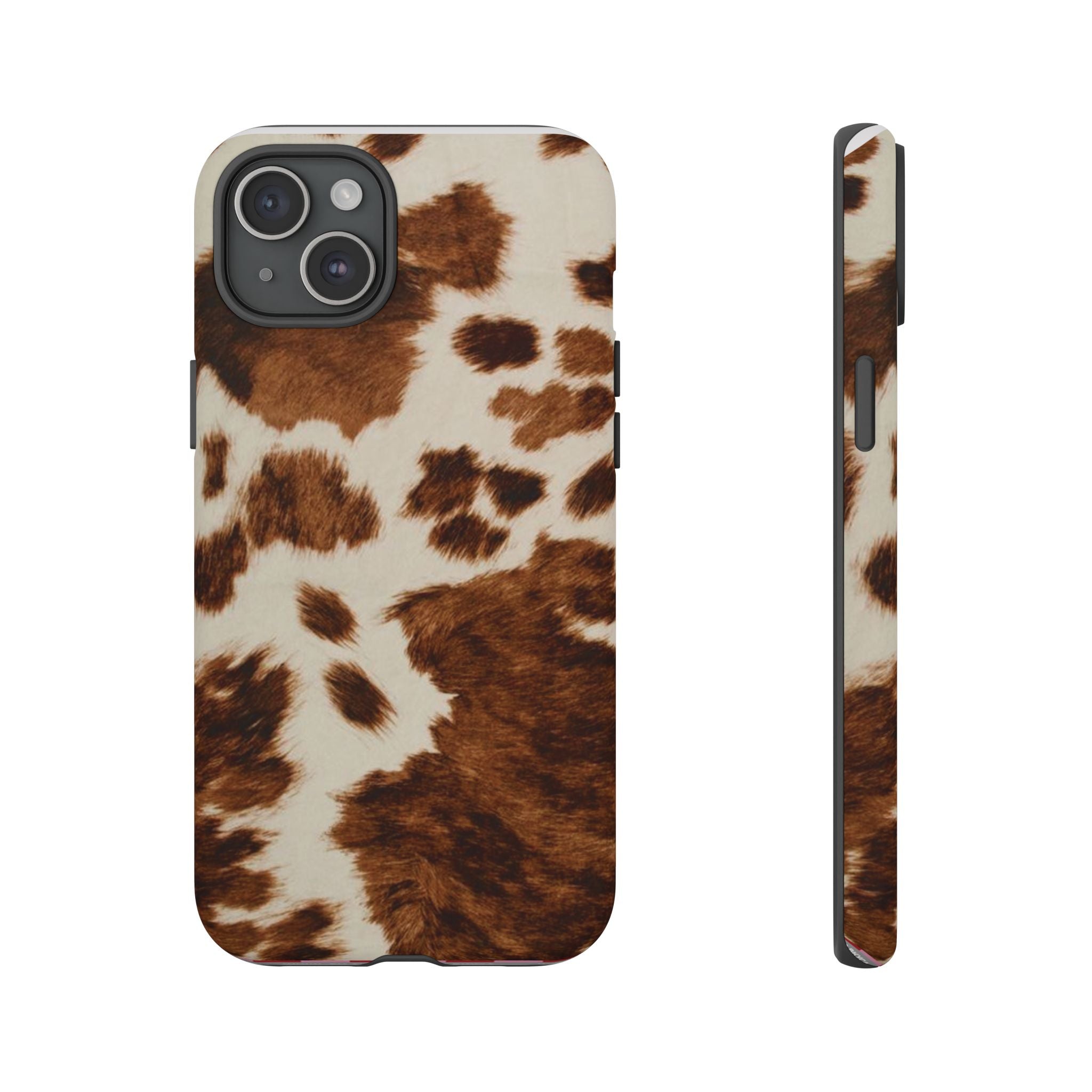 Cow Print Tough Case  Available For All iPhone Models