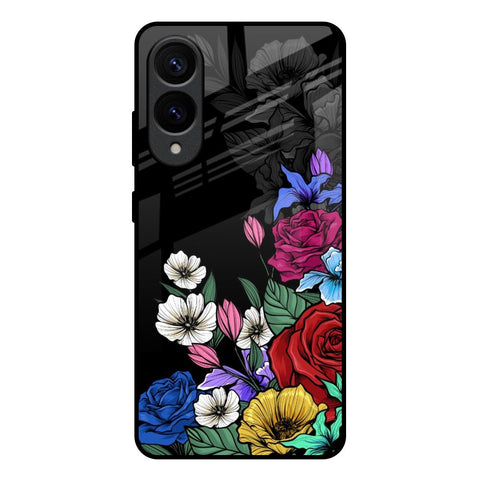 Rose Flower Bunch Art Glossy Case for Samsung Galaxy S25 Edge 5G