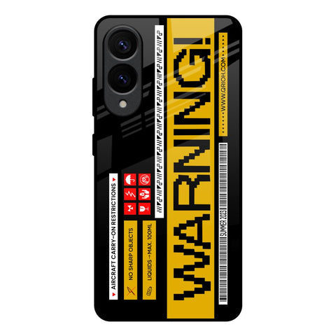 Aircraft Warning Glossy Case for Samsung Galaxy S25 Edge 5G