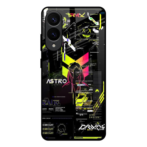 Astro Glitch Glossy Case for Samsung Galaxy S25 Edge 5G