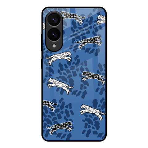 Blue Cheetah Glossy Case for Samsung Galaxy S25 Edge 5G
