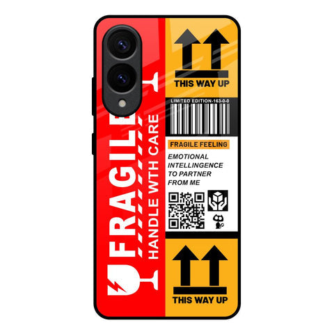 Handle With Care Glossy Case for Samsung Galaxy S25 Edge 5G