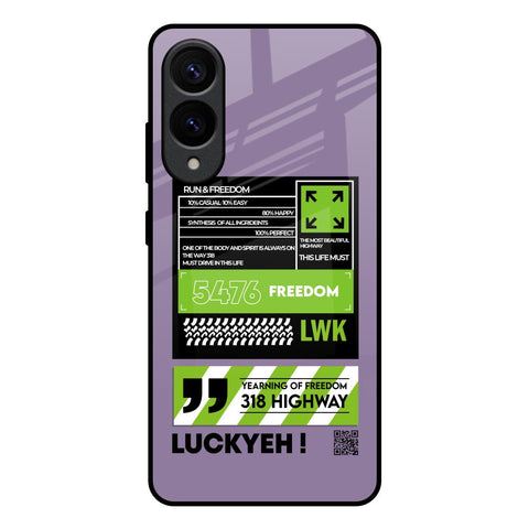 Run & Freedom Glossy Case for Samsung Galaxy S25 Edge 5G