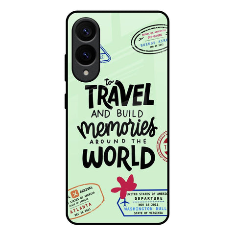 Travel Stamps Glossy Case for Samsung Galaxy S25 Edge 5G
