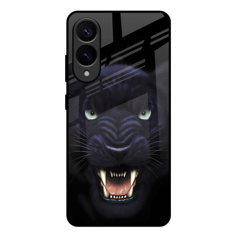Angry Black Tiger Glossy Case for Samsung Galaxy S25 Edge 5G