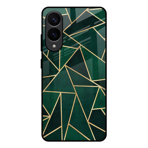 Abstract Green Glossy Case For Samsung Galaxy S25 Edge 5G