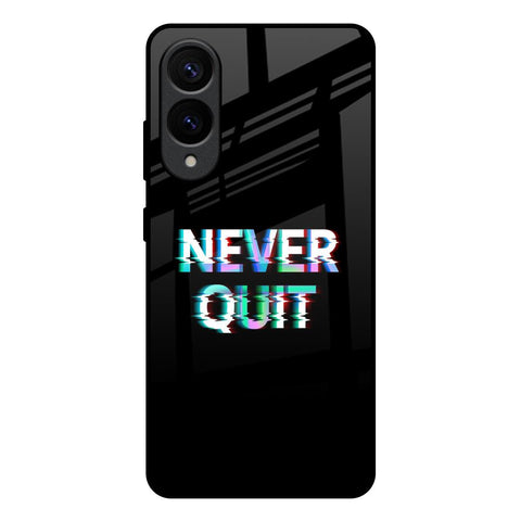 Never Quit Glossy Case For Samsung Galaxy S25 Edge 5G