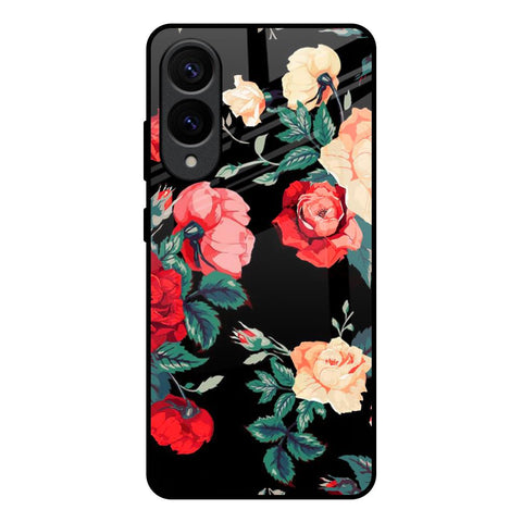 Floral Bunch Glossy Case For Samsung Galaxy S25 Edge 5G