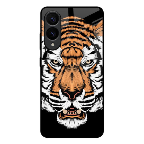 Angry Tiger Glossy Case For Samsung Galaxy S25 Edge 5G