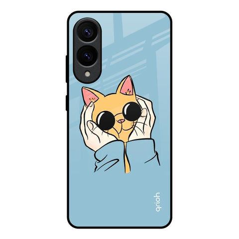 Adorable Cute Kitty Glossy Case For Samsung Galaxy S25 Edge 5G