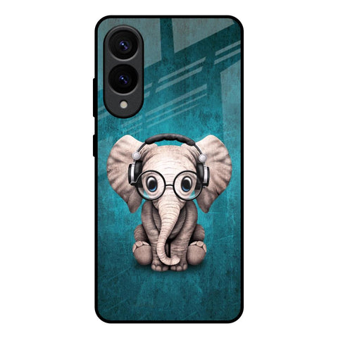 Adorable Baby Elephant Glossy Case For Samsung Galaxy S25 Edge 5G