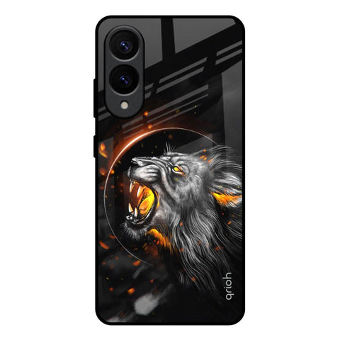 Aggressive Lion Glossy Case for Samsung Galaxy S25 Edge 5G