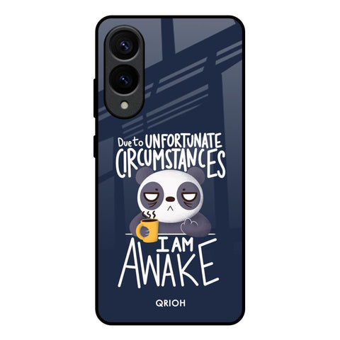 Struggling Panda Glossy Case for Samsung Galaxy S25 Edge 5G