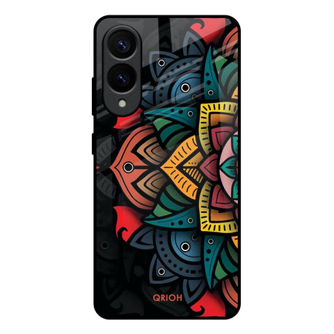 Retro Gorgeous Flower Glossy Case for Samsung Galaxy S25 Edge 5G