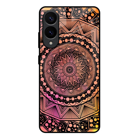 Floral Mandala Glossy Case for Samsung Galaxy S25 Edge 5G