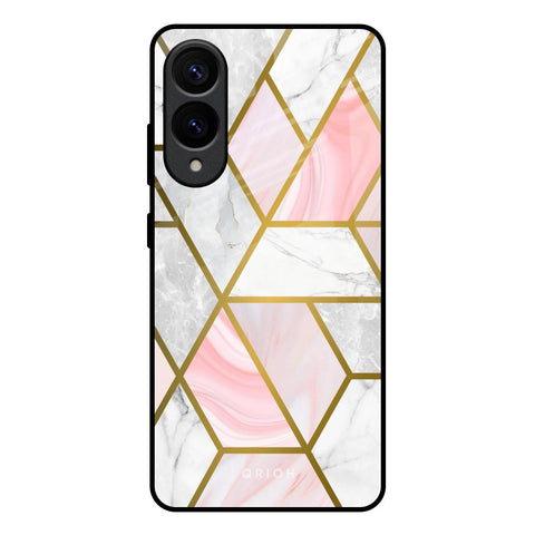 Geometrical Marble Glossy Case for Samsung Galaxy S25 Edge 5G