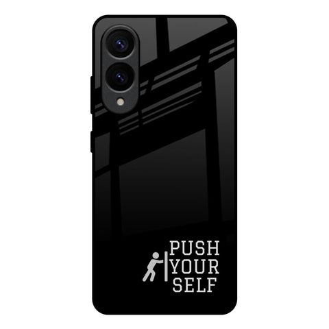 Push Your Self Glossy Case for Samsung Galaxy S25 Edge 5G