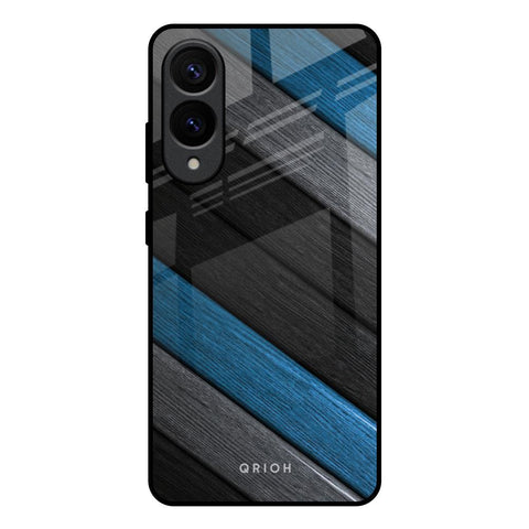 Multicolor Wooden Effect Glossy Case for Samsung Galaxy S25 Edge 5G