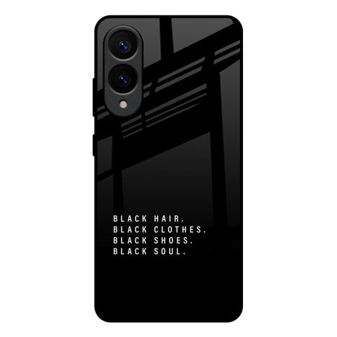 Black Soul Glossy Case for Samsung Galaxy S25 Edge 5G