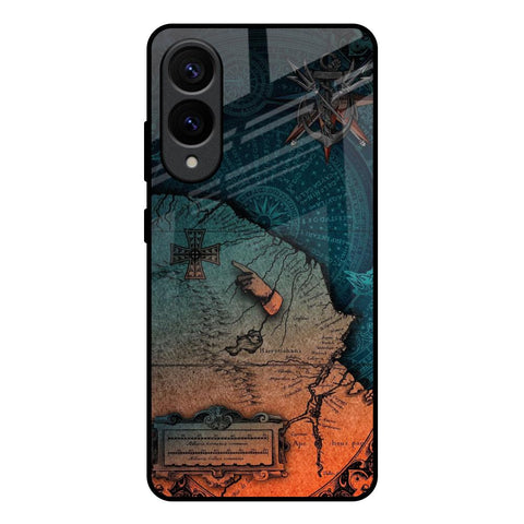 Geographical Map Glossy Case for Samsung Galaxy S25 Edge 5G