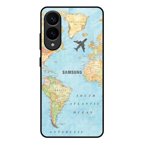 Fly Around The World Glossy Case for Samsung Galaxy S25 Edge 5G