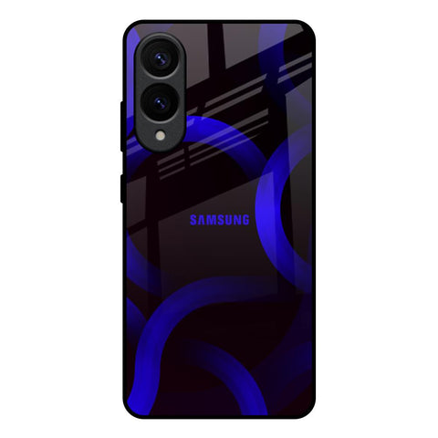 Blue Ring Light Glossy Case for Samsung Galaxy S25 Edge 5G