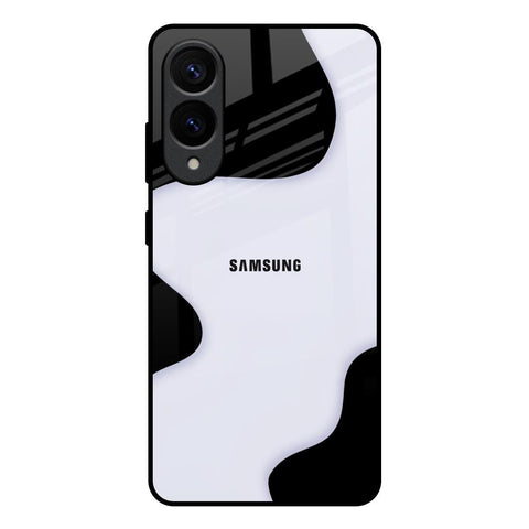 Wheat Cream Wavy Glossy Case for Samsung Galaxy S25 Edge 5G