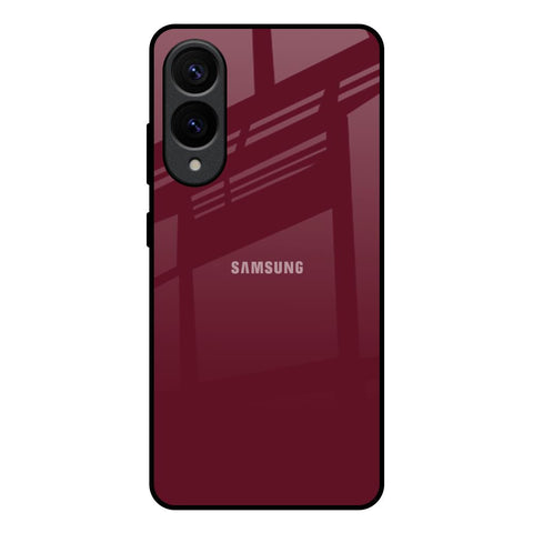 Classic Burgundy Glossy Case for Samsung Galaxy S25 Edge 5G
