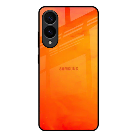 Tangy Orange Glossy Case for Samsung Galaxy S25 Edge 5G