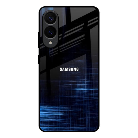 Blue Scratch Glossy Case for Samsung Galaxy S25 Edge 5G