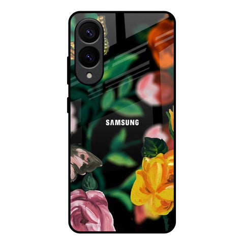 Flowers & Butterfly Glossy Case for Samsung Galaxy S25 Edge 5G