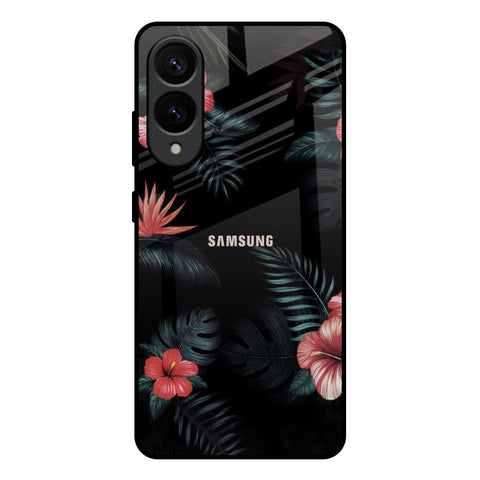 Tropical Art Flower Glossy Case for Samsung Galaxy S25 Edge 5G