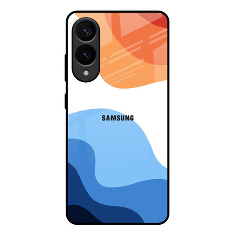 Wavy Color Pattern Glossy Case for Samsung Galaxy S25 Edge 5G