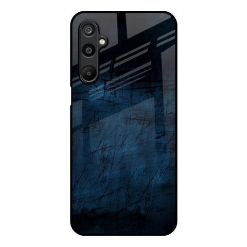 Dark Blue Grunge Glossy Case for Samsung Galaxy M16 5G