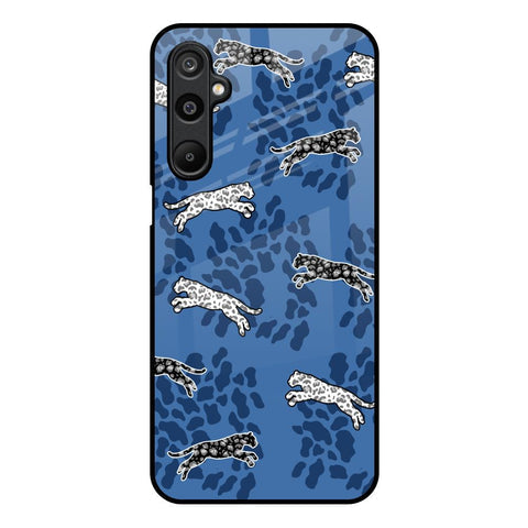 Blue Cheetah Glossy Case for Samsung Galaxy M16 5G