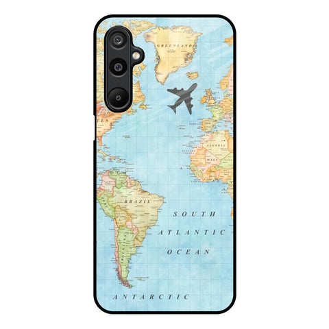 Travel Map Glossy Case for Samsung Galaxy M16 5G