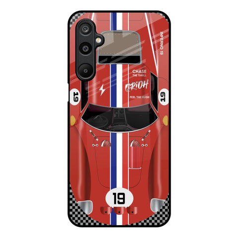 Racing Vintage Glossy Case for Samsung Galaxy M16 5G