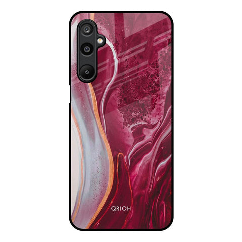 Crimson Ruby Glossy Case for Samsung Galaxy M16 5G