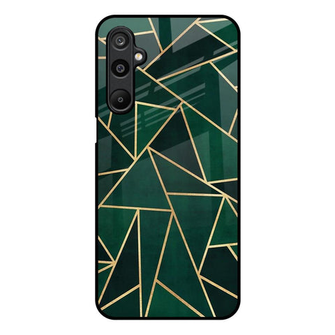 Abstract Green Glossy Case For Samsung Galaxy M16 5G