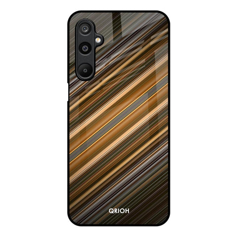 Diagonal Slash Pattern Glossy Case for Samsung Galaxy M16 5G