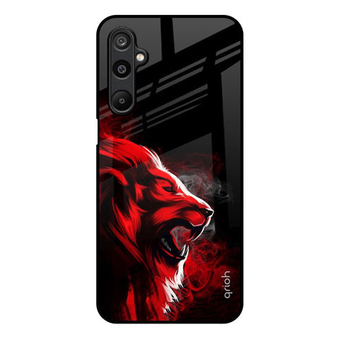 Red Angry Lion Glossy Case for Samsung Galaxy M16 5G