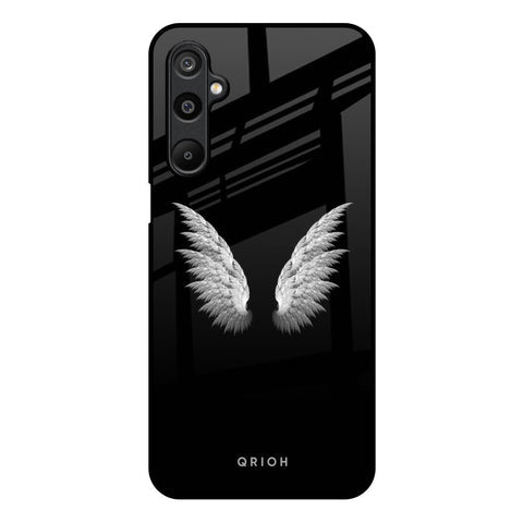 White Angel Wings Glossy Case for Samsung Galaxy M16 5G