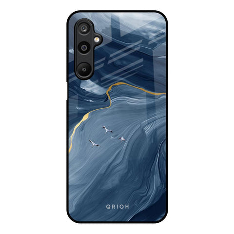 Deep Ocean Marble Glossy Case for Samsung Galaxy M16 5G