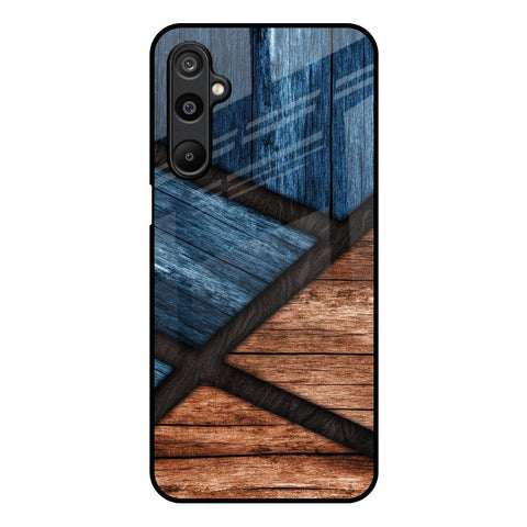 Wooden Tiles Glossy Case for Samsung Galaxy M16 5G
