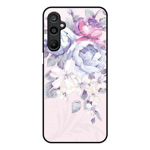 Elegant Floral Glossy Case for Samsung Galaxy M16 5G