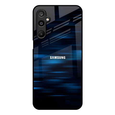 Blue Rough Abstract Glossy Case for Samsung Galaxy M16 5G
