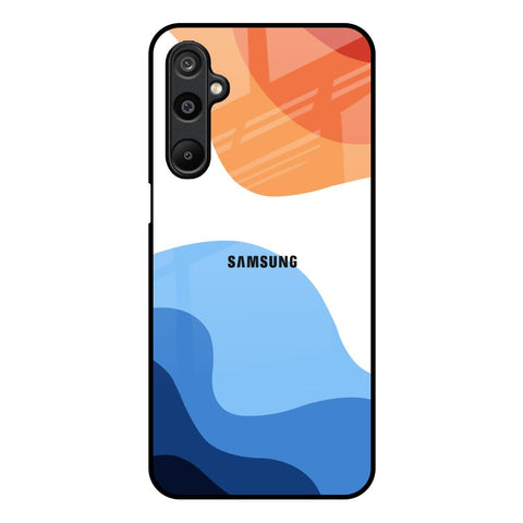 Wavy Color Pattern Glossy Case for Samsung Galaxy M16 5G